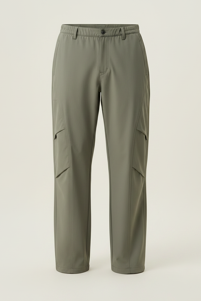 Sur Pantalon Randonnée - Kaki Polyester - vue 3