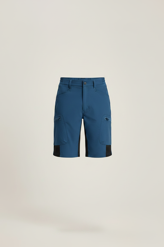 Pantalon Randonnée Garçon Bleu Cargo Léger - Polyester - vue 3