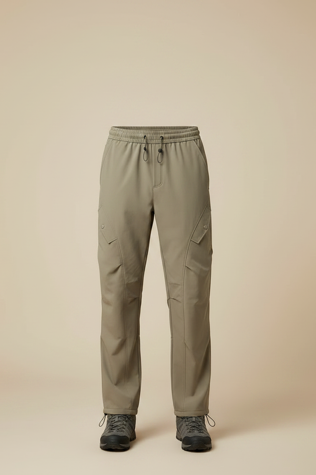 Pantalon Randonnée A995 - Kaki Polyester - vue 3