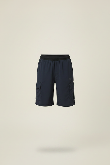 Pantalon Randonnée Marine Cargo Léger Enfant - Polyester - vue 3