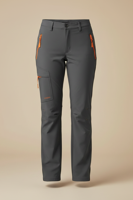 Pantalon Randonnée Montagne Femme - Gris Polyester - vue 3