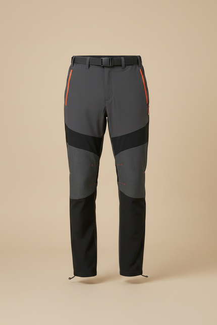Pantalon Randonnée Softshell Homme - Gris Polyester - vue 3