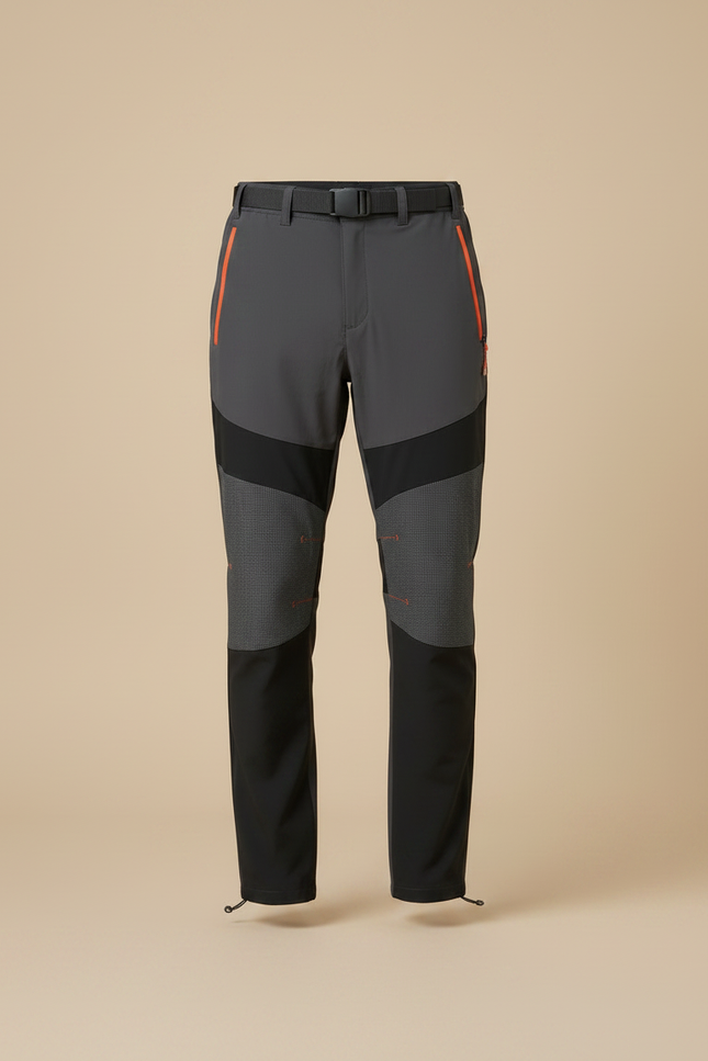Pantalon Randonnée Softshell Homme - Gris Polyester - vue 3