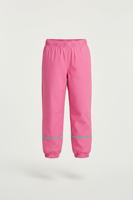 Pantalon Randonnée Rose Imperméable Enfants Réfléchissant Respirant - Polyester - vue 3