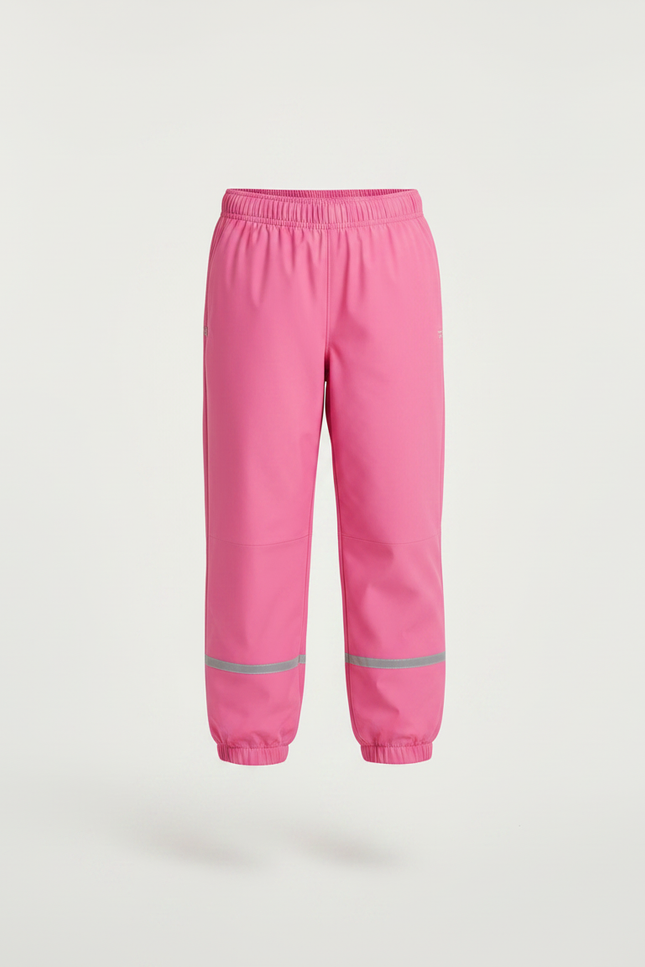 Pantalon Randonnée Rose Imperméable Enfants Réfléchissant Respirant - Polyester - vue 3