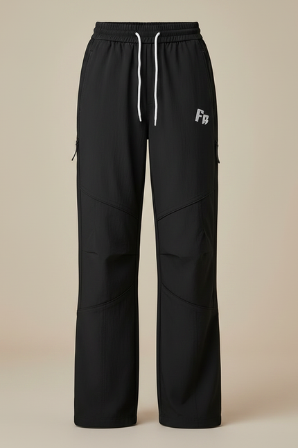 Pantalon Randonnée Noir Ample Décontracté Sport Femme - Polyester - vue 3
