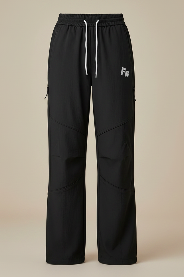 Pantalon Randonnée Noir Ample Décontracté Sport Femme - Polyester - vue 3