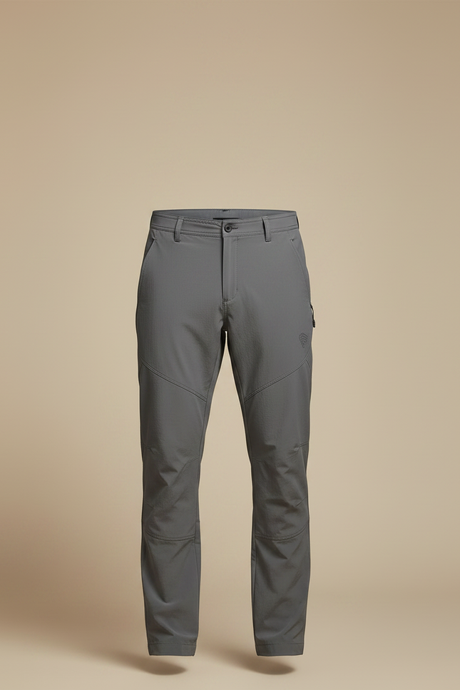 Pantalon Randonnée Gris Homme Léger Extensible Respirant - Polyester - vue 3