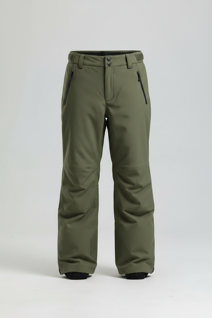Pantalon Randonnée Vert Kaki Ample Imperméable Unisexe - Polyester - vue 3