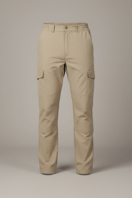 Pantalon Randonnée Ultra Léger - Beige Polyester - vue 3