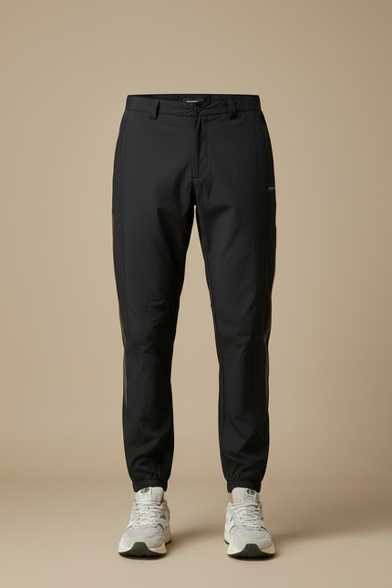 Pantalon Randonnée Noir Homme Léger Sport Cargo Élastiqué - Polyester - vue 3