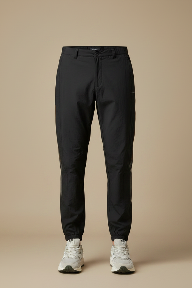 Pantalon Randonnée Noir Homme Léger Sport Cargo Élastiqué - Polyester - vue 3