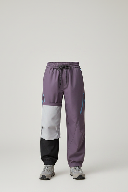 Pantalon Randonnée Violet Ample Bicolore Enfant Sport - Polyester - vue 3