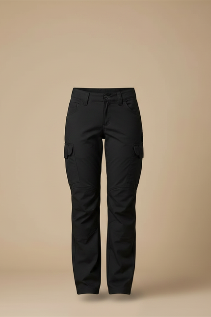 Pantalon Randonnée Noir Cargo Ample Femme - Polyester - vue 3