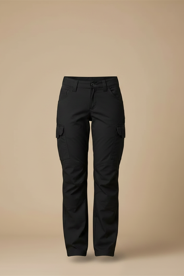 Pantalon Randonnée Noir Cargo Ample Femme - Polyester - vue 3