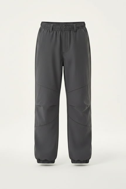 Pantalon Randonnée Gris Enfant Léger Confortable - Polyester - vue 3