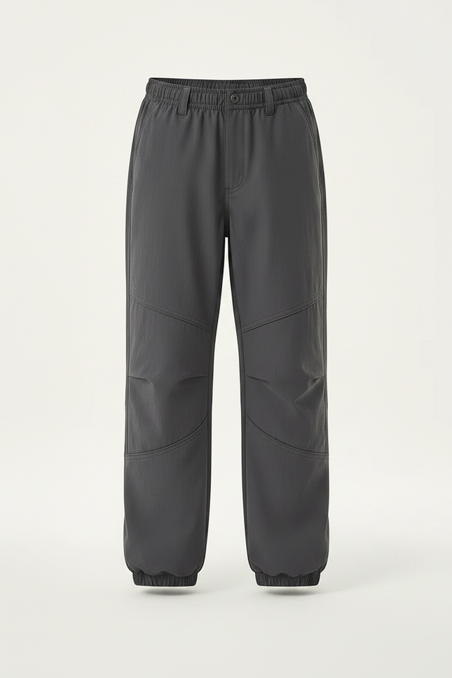 Pantalon Randonnée Gris Enfant Léger Confortable - Polyester - vue 3